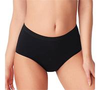 Cotonella 1 Period Panties ADB63 Coulotte da Ciclo Mestruale Flusso Abbondante. Mutande Assorbenti Mestruali - Lavabile - Periodico - Incontinenza - Mestruazioni - Donna Intimo Protettive Nero 5/XL
