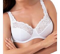 Cotonella 1 Pezzo Reggiseno L'Altra CD055 con Inserti in Pizzo con Ferretto - Coppa C, Bianco 4