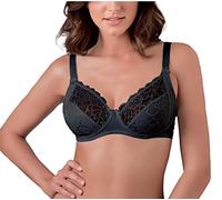 Cotonella 1 Pezzo Reggiseno L'Altra CD056 con Inserti in Pizzo Senza Ferretto- Coppa C, Nero 7
