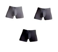 Cotonella 12 Pezzi Boxer Uomo L' Altra 2397 con Elastico Interno in Cotone, Assortito(Nero,Grigio Chiaro e Grigio Scuro), 8/3XL