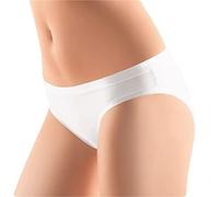 Cotonella 12 Pezzi Slip Donna L'Altra 3362 Mini in Cotone Bielastico, Bianco 3/M