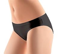 Cotonella 12 Pezzi Slip Donna L'Altra 3362 Mini in Cotone Bielastico, Nero 3/M