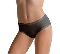 Cotonella 12 Pezzi Slip Donna L'Altra 3363 Midi in Cotone Bielastico, Nero 3/M