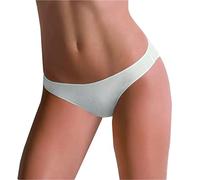 Cotonella 12 Pezzi Slip Donna L'Altra 3487 Mini in Cotone Bielastico, Bianco 2/S