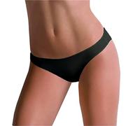 Cotonella 12 Pezzi Slip Donna L'Altra 3487 Mini in Cotone Bielastico, Nero 5/XL