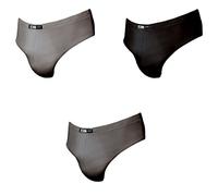 Cotonella 12 Pezzi Slip Uomo L'Altra 2396 con Elastico Interno in Cotone, Assortito(Nero,Grigio Chiaro e Grigio Scuro), 4/M