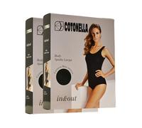 Cotonella 2 Body Donna Spalla Larga Cotone Bielastico Art 3513 Intimo Elasticizz