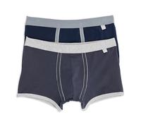 Cotonella, 2 Boxer Uomo in Morbido Cotone bielastico, anatomico doppiato con pince ed Elastico Vita e Gambe ricoperte in Tessuto in Contrasto Colore - Art. AU379