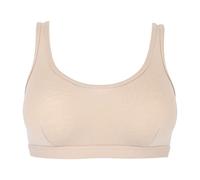 Cotonella 2 Pezzi Reggiseno Brassiere GD487 in Cotone Bielastico con Spallina Larga. Bordi Extra Comfort- Sportivo. Linea Essential. Beige L