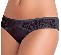 Cotonella 2 Pezzi Slip Donna L'Altra GD172 Mini con Inserti in Pizzo, Nero 5/XL
