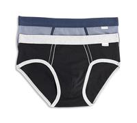 Cotonella, 2 Slip Uomo in Morbido Cotone bielastico, anatomico doppiato con pince ed Elastico Vita e Gambe ricoperte in Tessuto in Contrasto Colore - Art. AU978