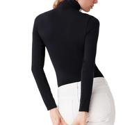 Cotonella 3 Pezzi Maglia Dolcevita 3505 Manica Lunga Caldo Cotone, Cotone Caldo, Donna Nero XXL