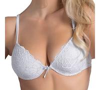 Cotonella 3 Pezzi Reggiseno L'Altra CD023 Push Up in Pizzo con Ferretto - Coppa B, Bianco 3