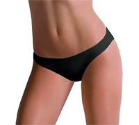 Cotonella 3 Pezzi Slip Donna L'Altra 3487 Mini in Cotone Bielastico (IT, Testo, L, Regular, Regular, Nero)