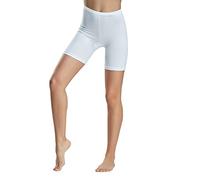 Cotonella 3 Pezzi Slip Lungo Donna 8018S in Cotone Bielastico, Bianco 7/3XL