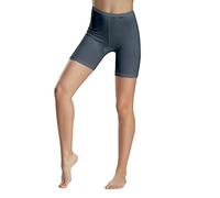 Cotonella 3 Pezzi Slip Lungo Donna 8018S in Cotone Bielastico, Nero 7/3XL