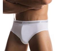 Cotonella Slip 6 Paia in Cotone bielastico con Elastico Esterno Taglia 3 Bianco