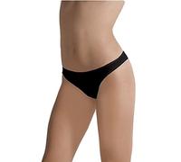 Cotonella 6 Pezzi Slip Brasiliana Donna L'Altra 3942 in Cotone Bielastico, Nero 2/S