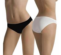 Cotonella 6 Slip Donna l'altra Cotone Elasticizzato Art.3939 (3, 3BIANCHI/3NERI)