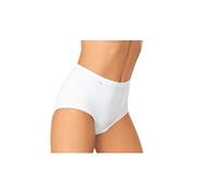 Cotonella 6 Slip Midi Donna Cotone Elastico Bianco Art.8001 (TG.7)