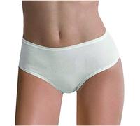 Cotonella 9 Pezzi Slip Donna L'Altra 3488 Midi in Cotone Bielastico, Bianco 7/3XL