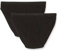 Cotonella A 8125 0001 K2 Slip da Donna, Nero, 42 (Taglia Produttore:II) (Pacco da 2)