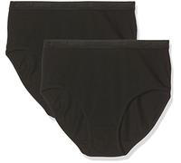 Cotonella A 8126 0001 K2 Slip da Donna, Nero, 48 (Taglia Produttore:V) (Pacco da 2)