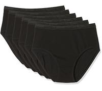 Cotonella A 8126 0001 K6 Slip, Nero, 48 (Taglia Produttore:VII) (Pacco da 6) Donna