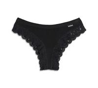 Cotonella, Brasiliano in Morbido Cotone bielastico dai Bordi Vita Extra Comfort e Bordo Gambe in Morbido Pizzo Elastico - Art. AD613