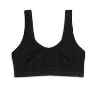 Cotonella, Brassiere in Cotone Elasticizzato, Senza Ferretto a Spalla Larga dal Sostegno Leggero - Elastici Rivestiti in Cotone - Art.GD487 - Nero tg. 4