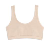 Cotonella, Brassiere in Cotone Elasticizzato, Senza Ferretto a Spalla Larga dal Sostegno Leggero - Elastici Rivestiti in Cotone - Art.GD487 - Beige tg. 4