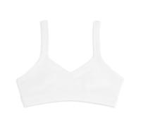 Cotonella, Brassiere in Morbido Cotone Bielastico - Comoda Brassiere dai Bordi Extracomfort - Confezione da 2 Pezzi - Art. GD065K2 - Bianco tg. 2
