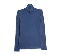 Cotonella GD283 Maglia Donna Lupetto Manica Lunga in Modal e Cashmere - Dolcevita Ultralight Morbido e Traspirante - Blu, 4/L