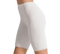 Cotonella Long Donna in Cotone Elasticizzato Art. 3163 - Confezione da 2 Pezzi - Disponibile nei Colori Bianco e Nero - 2 Pezzi Bianco 9