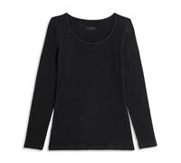 Cotonella, Maglia a Manica Lunga con Ampio Scollo Rotondo - Maglia Realizzata in Jersey di Cotone Bielastico Garzato internamente - Art. 3503