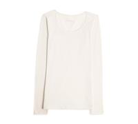 Cotonella Maglia Donna Manica Lunga in Caldo Cotone | Set 2 Magliette Intime Traspiranti Linea in&out | Maglia Sottogiacca (IT, Testo, Taglia Unica, Regular, Regular, 2/S, Crema)