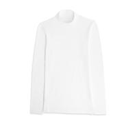 Cotonella Maglia donna lupetto 3511 - manica lunga, collo alto in cotone bielastico - Bianco III