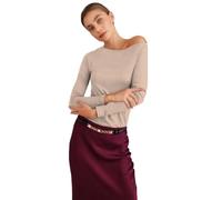 Cotonella Maglia Monospalla a Maniche Lunghe in Viscosa, Cipria, ADC33 (IT, Testo, S, Regular, Regular, Cipria)