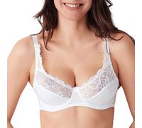 Cotonella Reggiseno con Ferretto in Microfibra con Inserti in Pizzo Aurora - Art