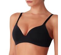 Cotonella Reggiseno Donna Imbottito Senza Ferretto ADC16 Invisibile sotto i Vestiti, Coppa B, Spalline Removibili, Comfort Quotidiano in Microfibra - Nero, 3B