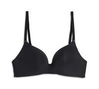 Cotonella Reggiseno Donna Imbottito Senza Ferretto ADC16 Invisibile sotto i Vestiti, Coppa B, Spalline Removibili, Comfort Quotidiano in Microfibra - Nero, 3B