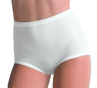 Cotonella Slip Donna Maxi GD107 bi-Elastico 2 Pezzi 95 % Cotone Every Day Bordi Extra Comfort (Bianco, 7/3XL EU 48 F 50)