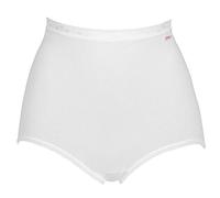 Cotonella Slip Maxi Donna A Vita Alta in Cotone Elasticizzato Art. 8002 - Confezione da 6 Pezzi Colore Bianco 10