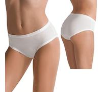 Cotonella Slip Midi Donna Cotone BIELASTICO Art. 3363 CONF. 3PZ (I 4/L EU-42 F-44, Bianco)