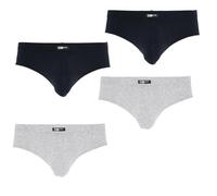 Cotonella Confezione da 6 Slip Uomo Cotone BIELASTICO con Elastico INFILATO. Disponibile nei Colori Bianco, Nero e Ass.to