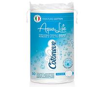 Cotoneve 91632 Busta da 50 Dischetti Levatrucco in Cotone Maxi Tondi