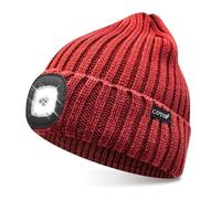 COTOP Cappello con Luce,Berretto con LED,Beanie Invernale Caldo, Regalo per Uomo o Pescatore, Unisex, per Jogging, Escursioni all'aperto, Corsa, Ciclismo di Notte