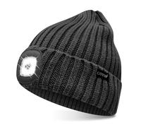COTOP Cappello con Luce,Berretto con LED,Beanie Invernale Caldo, Regalo per Uomo o Pescatore, Unisex, per Jogging, Escursioni all'aperto, Corsa, Ciclismo di Notte