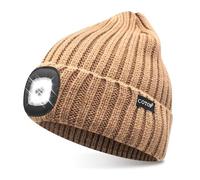 COTOP Cappello con Luce,Berretto con LED,Beanie Invernale Caldo, Regalo per Uomo o Pescatore, Unisex, per Jogging, Escursioni all'aperto, Corsa, Ciclismo di Notte