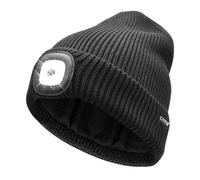 COTOP Cappello con Luce,Berretto con LED,Pile Beanie Invernale Caldo, Regalo per Uomo o Pescatore, Unisex, per Jogging, Escursioni all'aperto, Corsa, Ciclismo di Notte